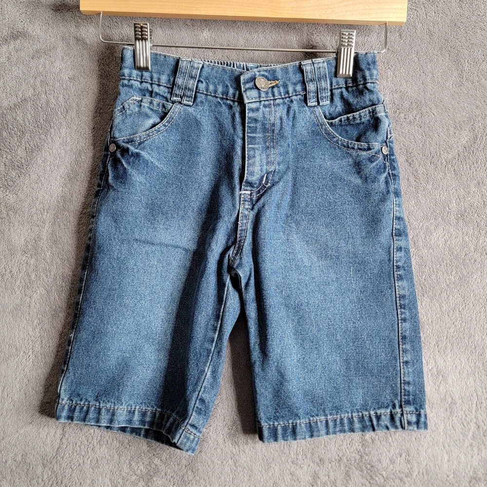 City Ink Boys Denim Shorts with Elastic Waist Size Small